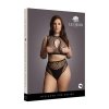 Le Désir Duo Net Key-Hole Bra Set - Plus Size